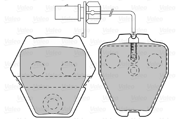 Brake Pad Set, disc brake (598992)