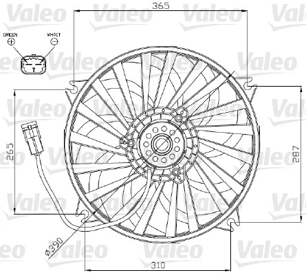 Fan, engine cooling (696177)