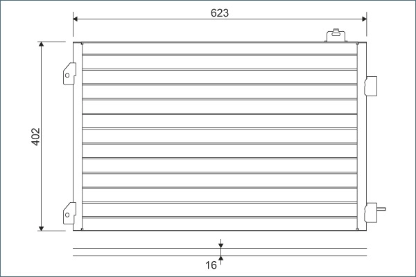 Condenser, air conditioning (817646)