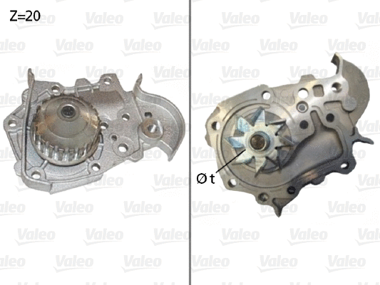 Water Pump, engine cooling (506573)