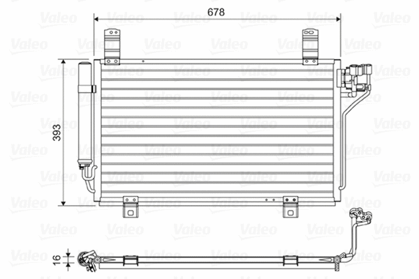 Condenser, air conditioning (814048)