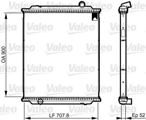 Core, radiator (733517)