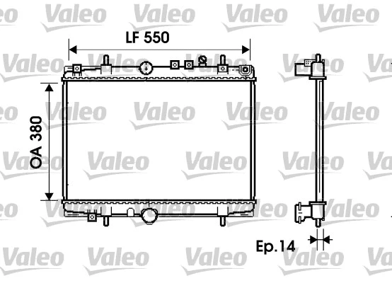 Radiator, engine cooling (734278)