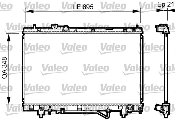 Radiator, engine cooling (732420)