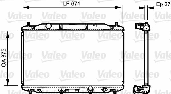 Radiator, engine cooling (735242)