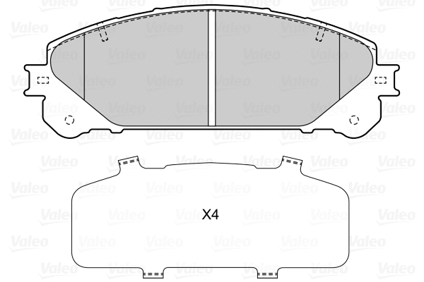 Brake Pad Set, disc brake (601533)