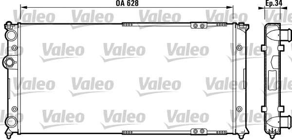 Radiator, engine cooling (731264)