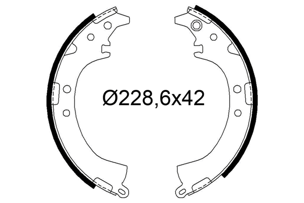 Brake Shoe Set (564316)
