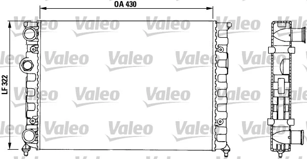 Radiator, engine cooling (730503)