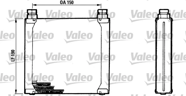 Oil Cooler, engine oil (816748)