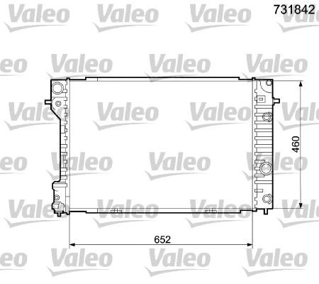 Radiator, engine cooling (731842)