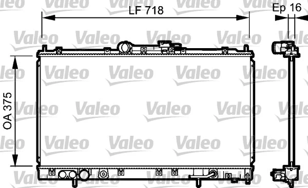 Radiator, engine cooling (734481)