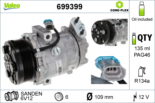 Compressor, air conditioning