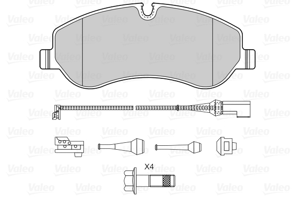 Brake Pad Set, disc brake (601559)