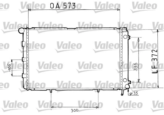 Radiator, engine cooling (819367)