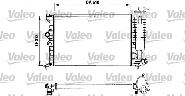 Radiator, engine cooling (730960)