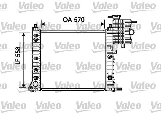 Radiator, engine cooling (732471)