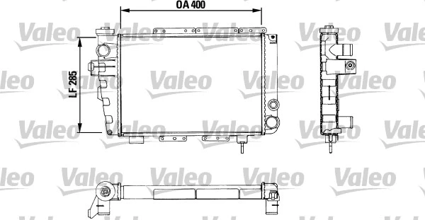 Radiator, engine cooling (883282)