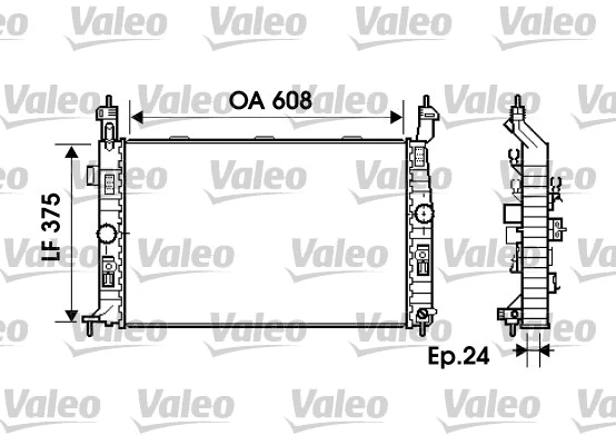 Radiator, engine cooling (734384)