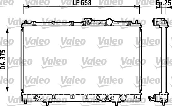 Radiator, engine cooling (734127)