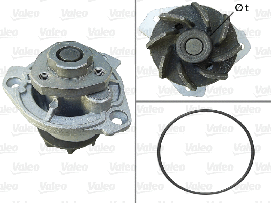 Water Pump, engine cooling (506798)