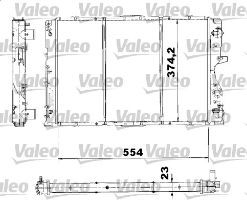 Radiator, engine cooling (732745)