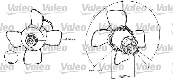 Fan, engine cooling (696038)