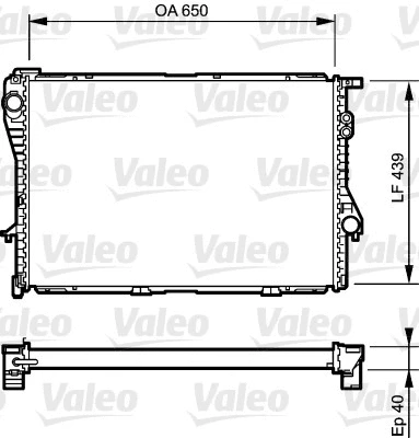Radiator, engine cooling (731764)