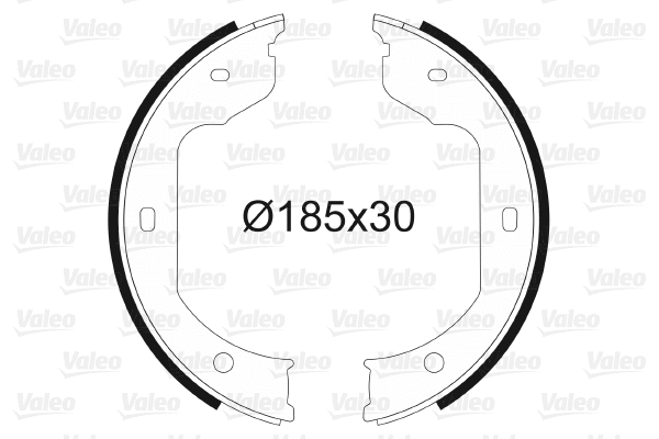 Brake Shoe Set, parking brake (562805)