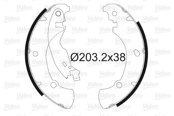 Brake Shoe Set (562649)