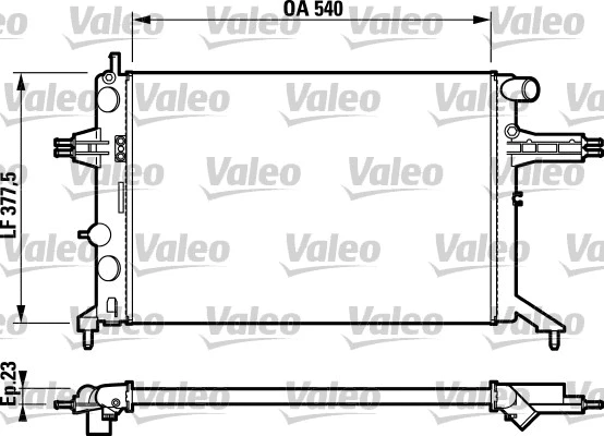 Radiator, engine cooling (732795)