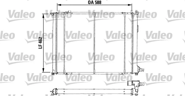 Radiator, engine cooling (730545)