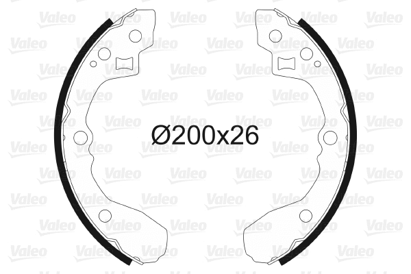 Brake Shoe Set (564000)