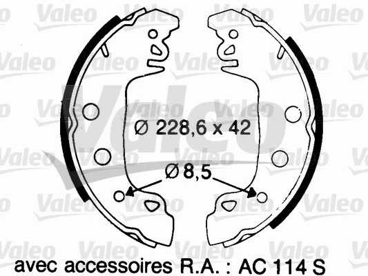 Brake Shoe Set (562043)