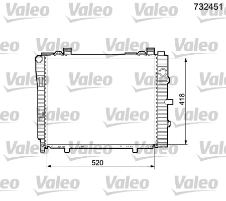 Radiator, engine cooling (732451)