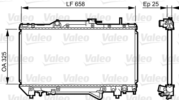 Radiator, engine cooling (731682)