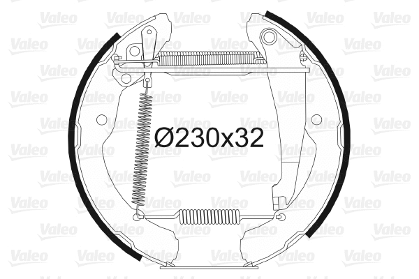 Brake Shoe Set (554731)