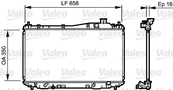 Radiator, engine cooling (734723)