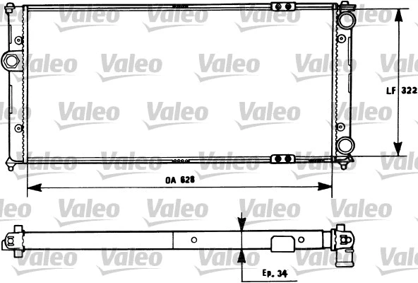 Radiator, engine cooling (731266)