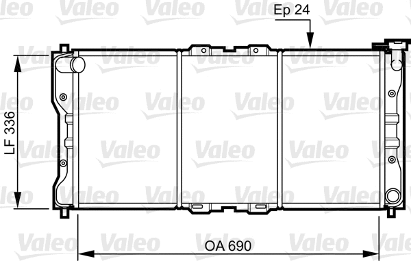 Radiator, engine cooling (731073)