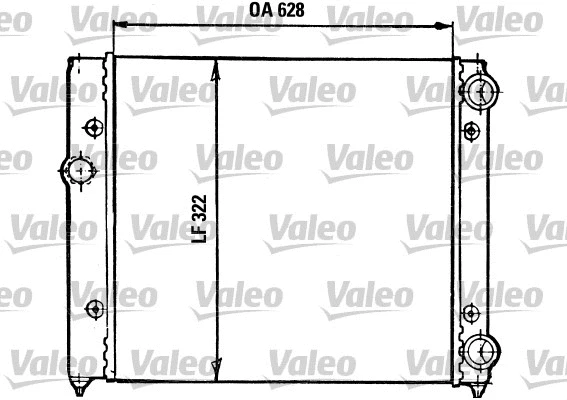 Radiator, engine cooling (731030)