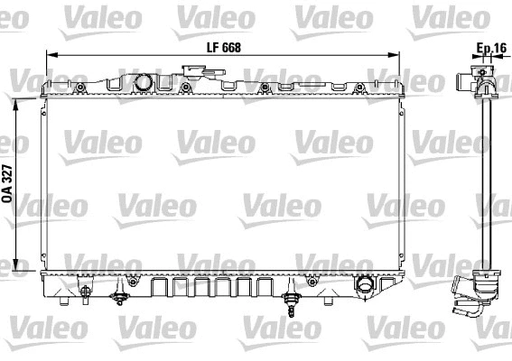 Radiator, engine cooling (731114)