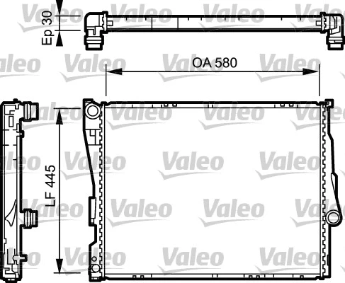 Radiator, engine cooling (734589)