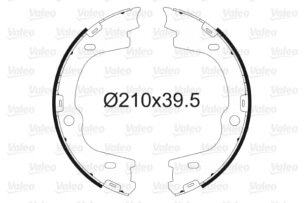 Brake Shoe Set, parking brake (564167)