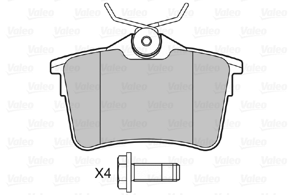 Brake Pad Set, disc brake (601042)