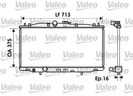 Radiator, engine cooling (734703)
