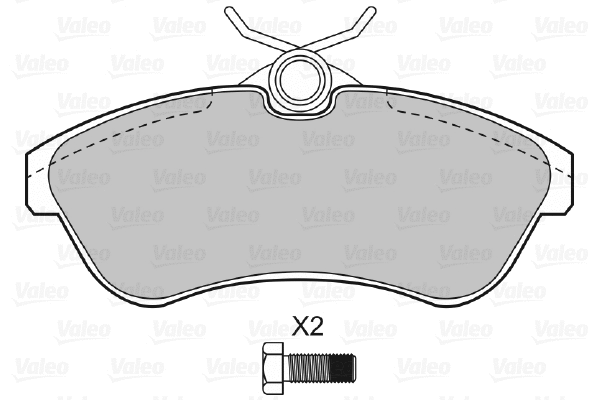 Brake Pad Set, disc brake (598501)