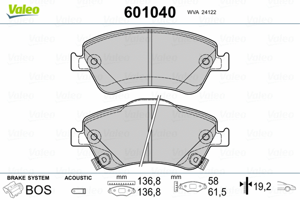 Brake Pad Set, disc brake