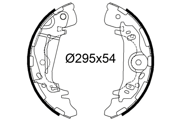 Brake Shoe Set (564312)