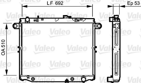 Radiator, engine cooling (734192)